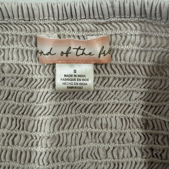 Band of the Free Floral Maxi Dress Linen Top Women's Size S NWOT - Picture 4 of 7